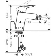 Cargar imagen en el visor de la galería, Pack Grifería Hansgrohe Logis 70 lavabo + Logis 70 bidé
