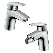 Cargar imagen en el visor de la galería, Pack Grifería Hansgrohe Logis 70 lavabo + Logis 70 bidé

