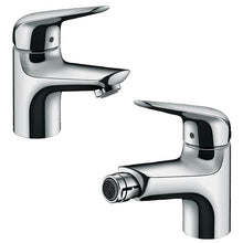 Cargar imagen en el visor de la galería, Pack Grifería Hansgrohe Novus 70 lavabo con válvula + Novus bidé con válvula

