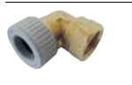 Codo PB 90º Rosca Hembra