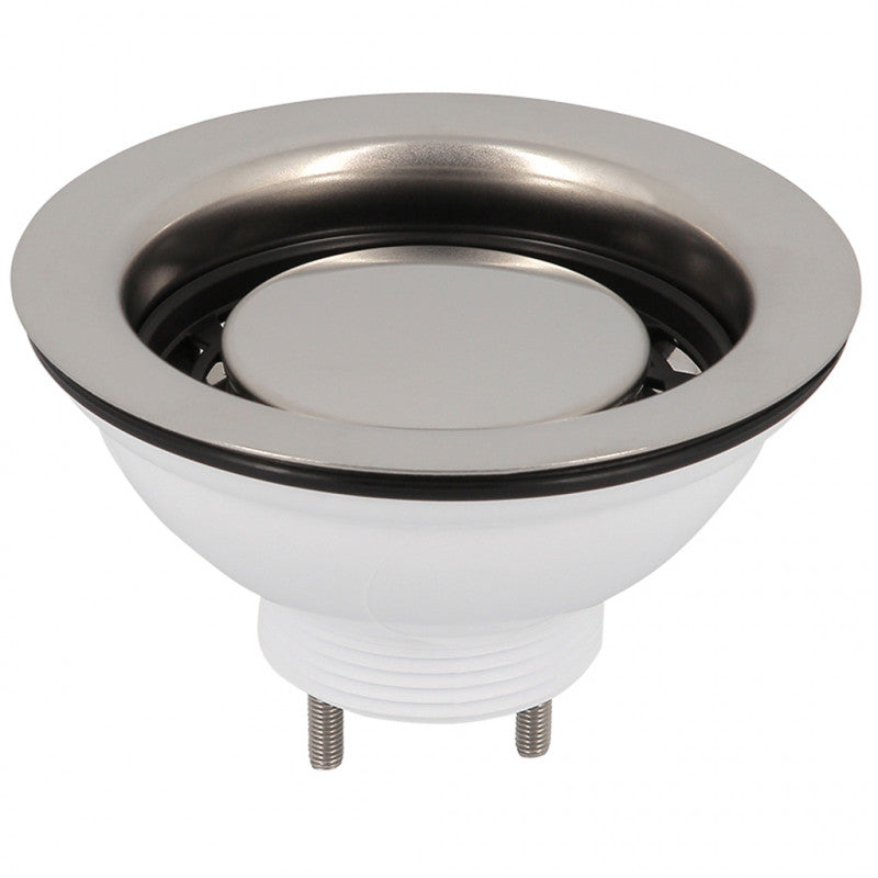 Jimten Válvula cesta fregadero con rebosadero redondo flexible S-440