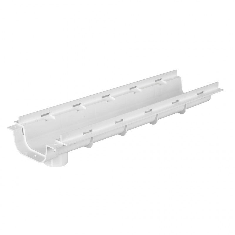 Jimten Canaleta altura reducida 64 mm salida vertical pretroquelada Ø50 M ancho 130 1199 S-499