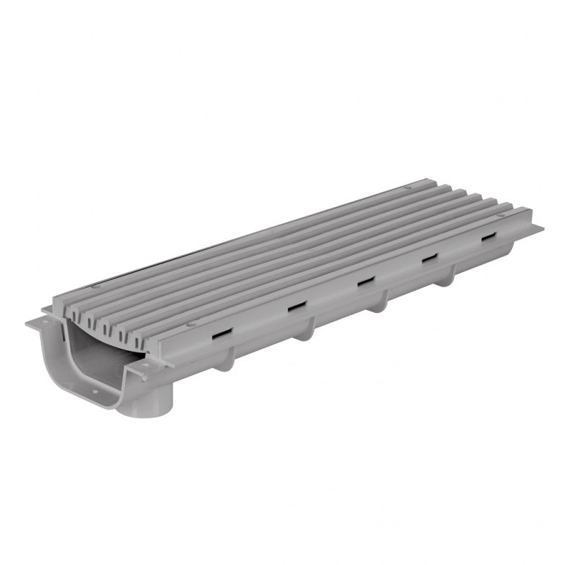 Jimten Canaleta transitable con salida vertical pretroquelada Ø50 M altura reducida 64 mm ancho 130 1195 S-498