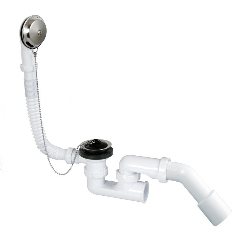 Jimten Desagüe bañera sifonico flexible autolimpiante salida orientable Ø40 Ø50 S-34